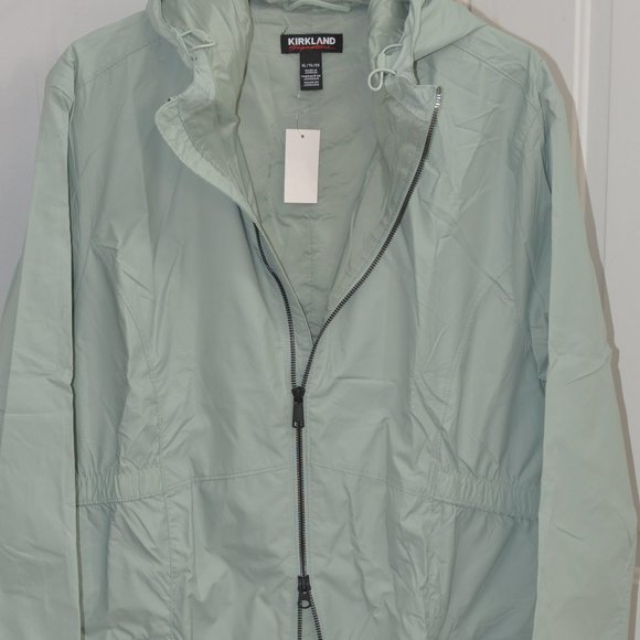 Womens Hooded Windbreaker‎ Rain Jacket Kirkland Signature - Picture 5 of 6